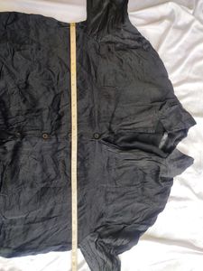 Zara Black Crop Shirt