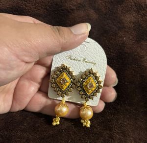 Yellow Earrings