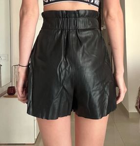 Zara Leather Shorts