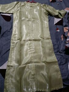 Shimmer Green Kurti