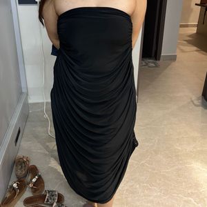 Tube Dress With Lace On Side