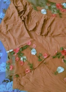 Mustard Brown Top 🤎