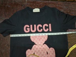 Gucci Pink Teddy Bear Short Sleeve Tee Shirt Top S