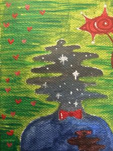 abstract acrylic art
