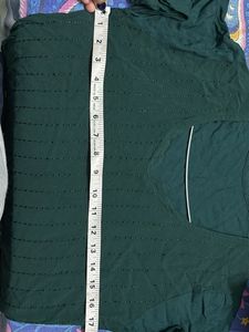 Dark Green Chikankari Kurti
