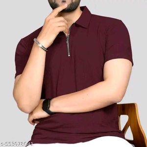 Burgundy Polo T-Shirt
