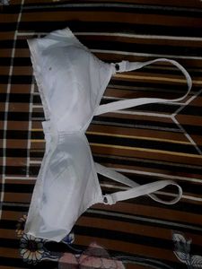 White Padded Bra