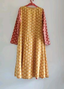 Dual Shade Kurta 🧡❤️