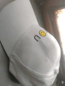 Aesthetic White Cap