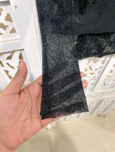 Y2K Stylish Black Mesh Top A