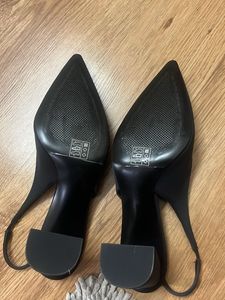 Charles &amp; Keith Black Slingback Heels