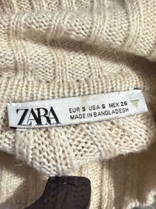 Cream Turtleneck Sweater