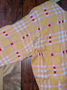 Girls&#39; Orange Frock – Elegant &amp; Stylish (42” Lengt