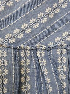 Zink London Blue Embroidery A-Line Dress