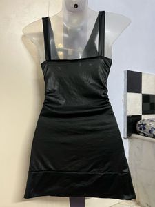Pintrest Black Sequin Mini Dress