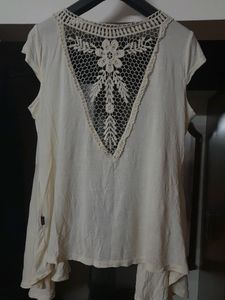 A-line Shrug With Crochet Detail