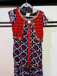 Stylish Printed Dress New Wdt Tag