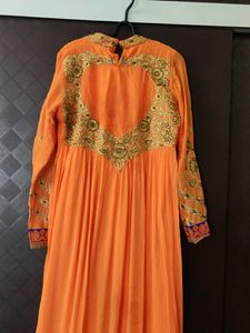 Orange Anarkali