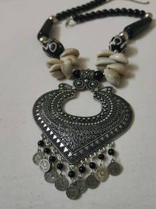 Oxidised Boho Necklace