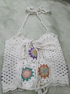 Crochet Flower Top
