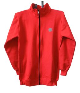 Red Color Exclusive Zipper Unisex Style
