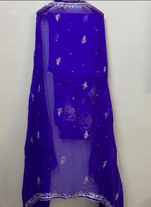 Dabka, zari, sequence Work Suit