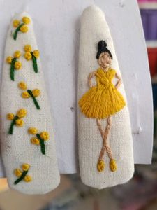 Embroidery Hair Clip
