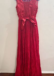 Red Cocktail party gown
