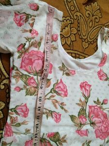 Anarkali Flower Print Suit