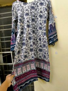 Floral Print Kurta