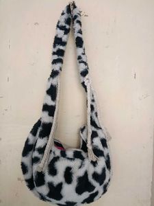Cow Print Handbag condition good