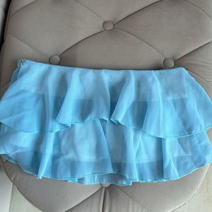 Blue Crop Top