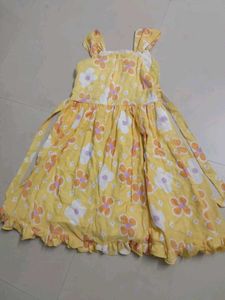 Cute Floral Girls Dress