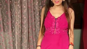 one time wear beautiful side slit dress