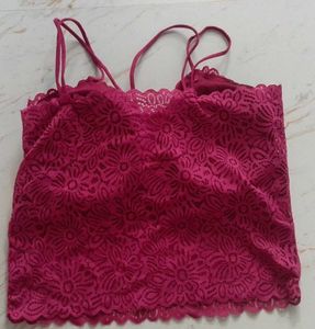 Red Lace Bralette