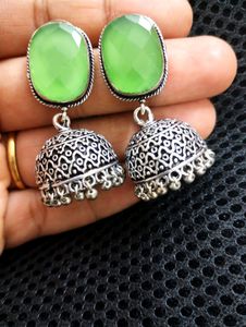 Oxidised German Silver Earrings - Unused - Combo 3