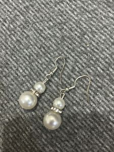 White Pearl Coloured Earring