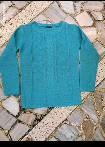 Teal Knit Sweater