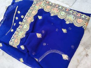 Saree With Blouse Piece