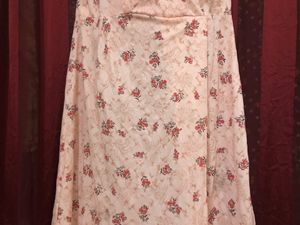 Pink Printed Midi Dress