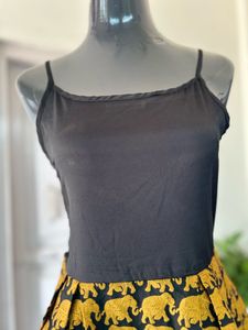 Elephant Print Mini Dress