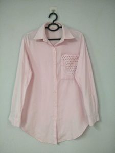 Baby Pink Button Down Shirt