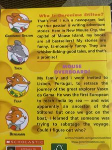 Mouse Overboard! - Geronimo Stilton Book