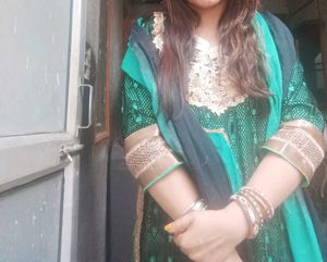 Green Embroidered Kurta Set