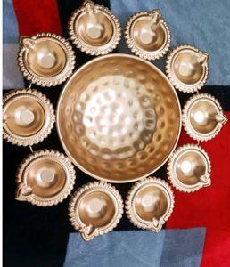 Set Of 2 Diya Urli (Combo)