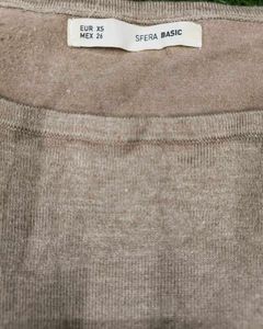 Elegant Beige Knit Top