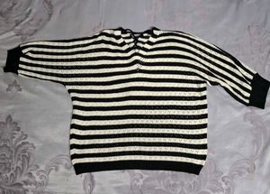 Striped Knit Sweater