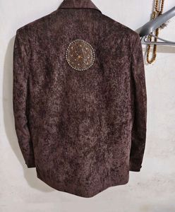 Embellished Brown Jacket