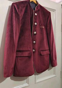 Maroon Velvet Jodhpuri