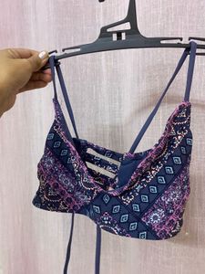 Patterned Bikini Top